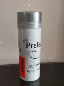 پودر پرپشت کننده مو پرفکت هیر فیلر کد 02 وزن 50 گرم رنگ مشکی