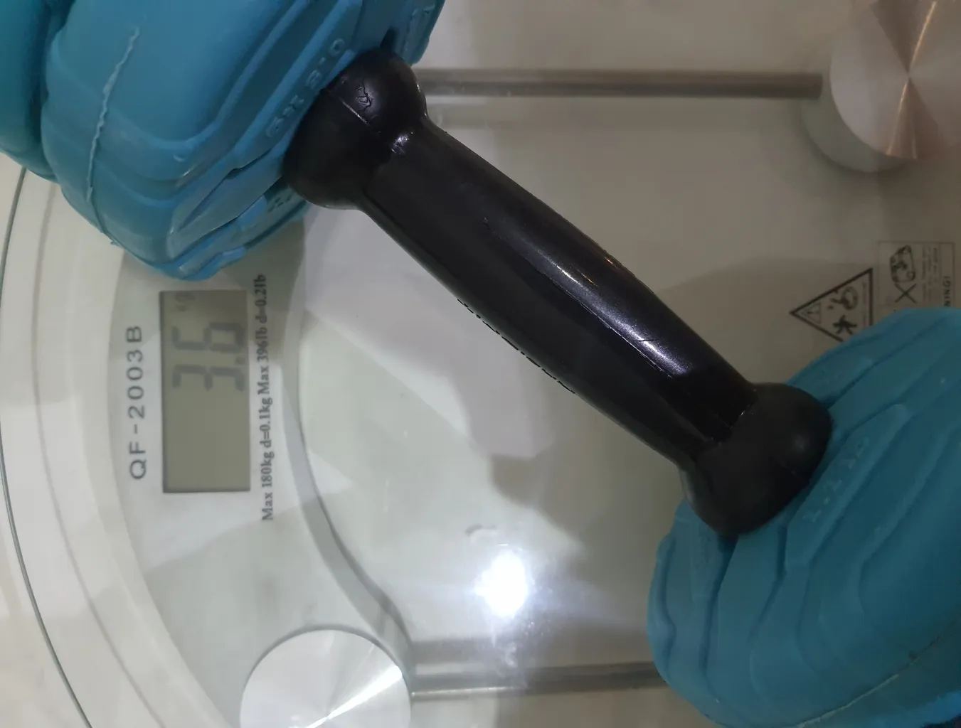 دمبل رادیس فیت مدل DVP-3-500 وزن 3 کیلوگرم بسته 2 عددی