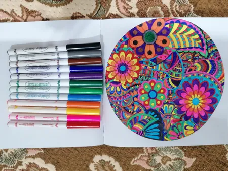 ماژیک 12 رنگ چیکی چیکی کد LA43