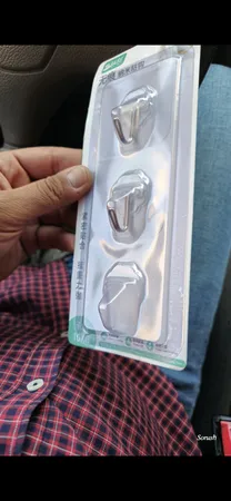 قلاب آویز حوله مدل کریستال کد 10KG مجموعه 3 عددی