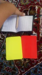 کارت داوری فوتبال طرح FIFA