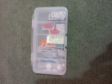 محفظه نگهداری قرص مدل a52