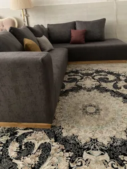 مبل ال شش نفره شاهان دکور مدل ال کارن