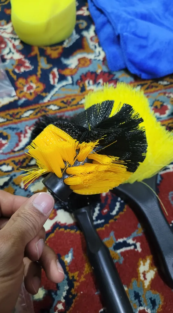 ست فرچه و برس شست و شو و دیتیلینگ خودرو مدل Detailing مجموعه 17 عددی