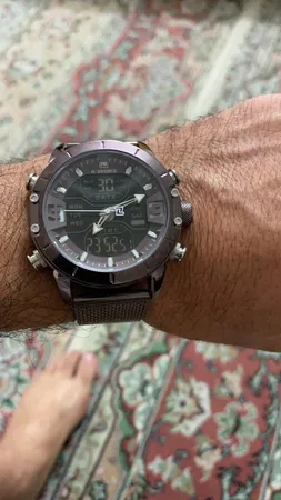 ساعت مچی عقربه ای مردانه نیوی فورس مدل NF9153-FL-BL