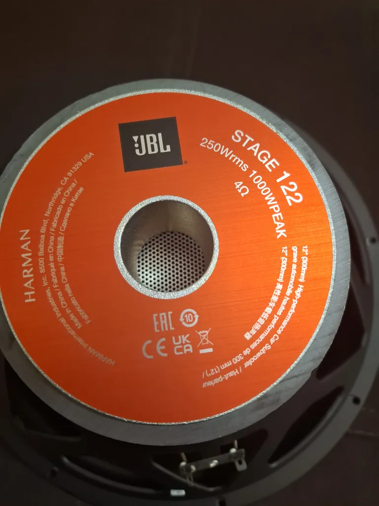 ساب ووفر خودرو جی بی ال مدل STAGE 122