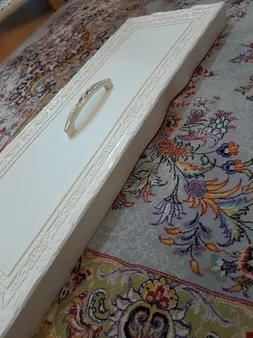 فایل کشویی الوند پلاستیک طرح چوب مدرن کد 745