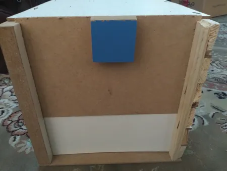 لانه پرنده مدل عروس هلندی درب کشویی طرح چوبی