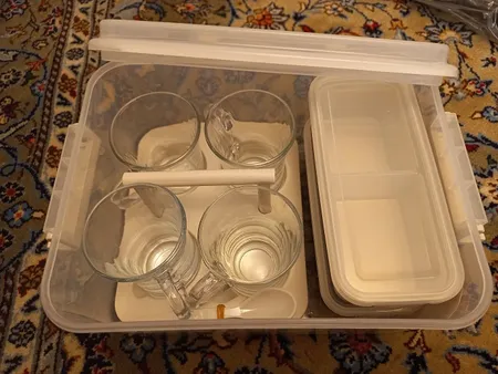 سبد پیک نیک 13 پارچه صدف کد 11