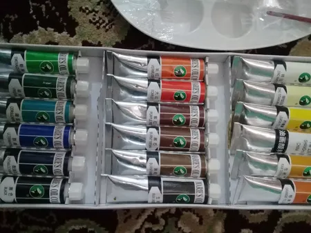 رنگ روغن ماریز 18 رنگ کد E1382