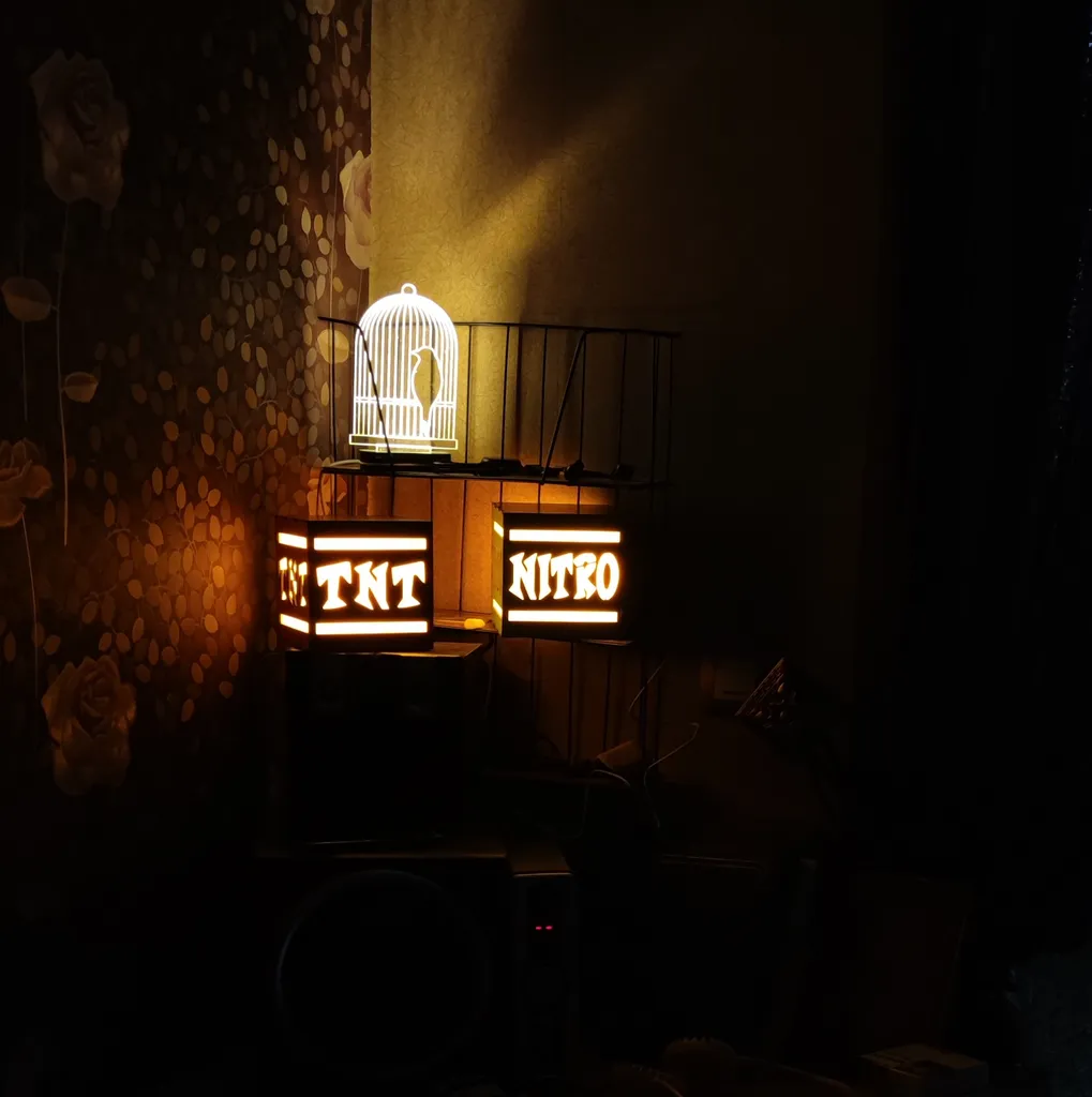 آیکون لایت طرح بازی کراش مدل TNT-NITRO L