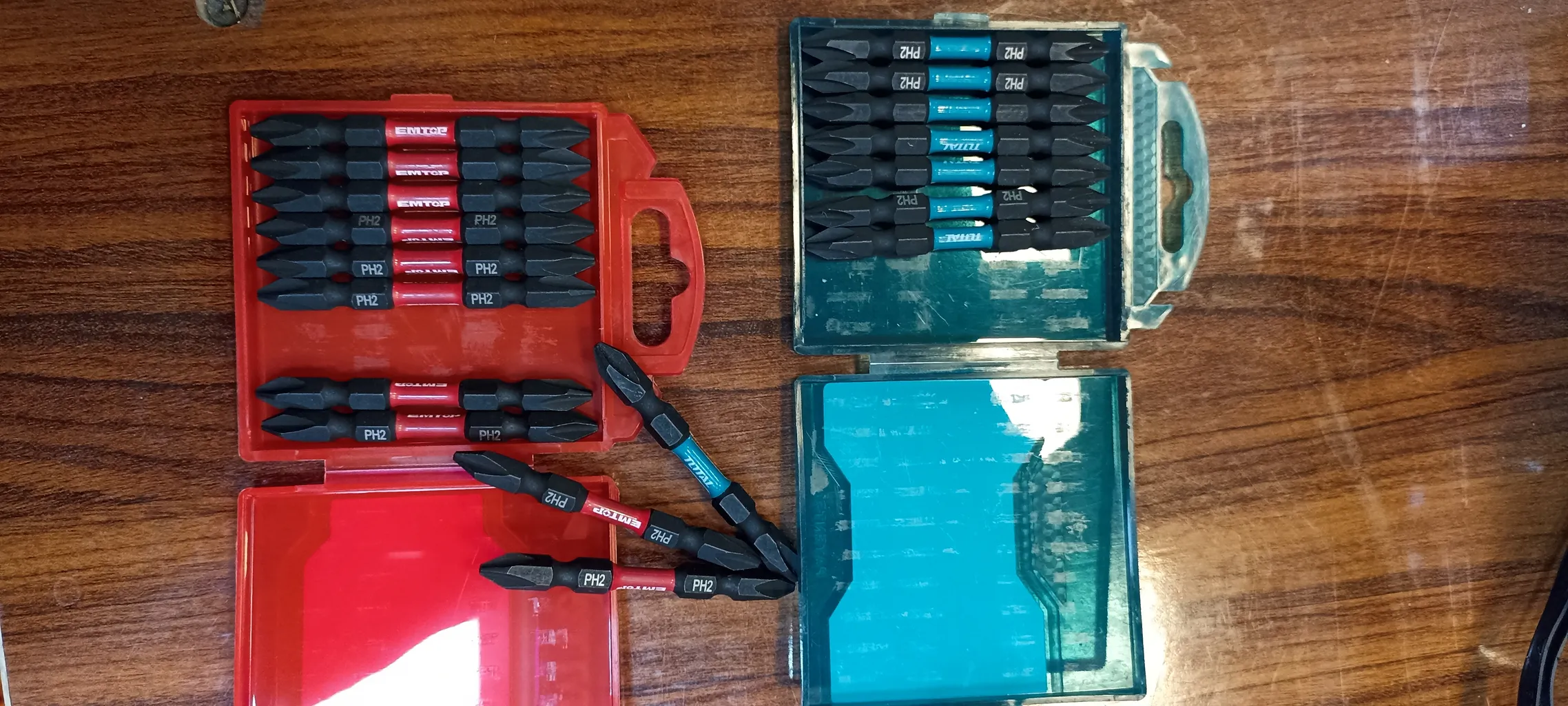 سری پیچ گوشتی دو سر چهار سو ایمتاپ مدل ESBTMPH233 بسته 10 عددی