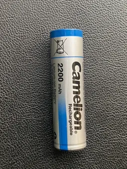 باتری لیتیوم-یون قابل شارژ کملیون کد ICR-18650 ظرفیت 2200 میلی آمپرساعت