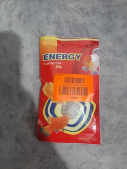 غذای خشک ماهی انرژی مدل مینی گرانول 20 گرم