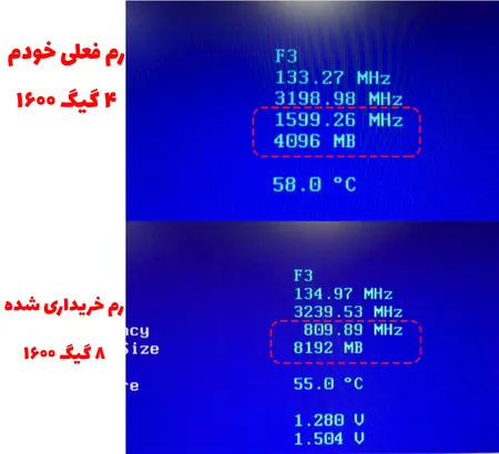 رم دسکتاپ DDR3 تک کاناله 1600 مگاهرتز CL11 کینگستون مدل KVR16N11/8 PC3-12800 ظرفیت 8 گیگابایت