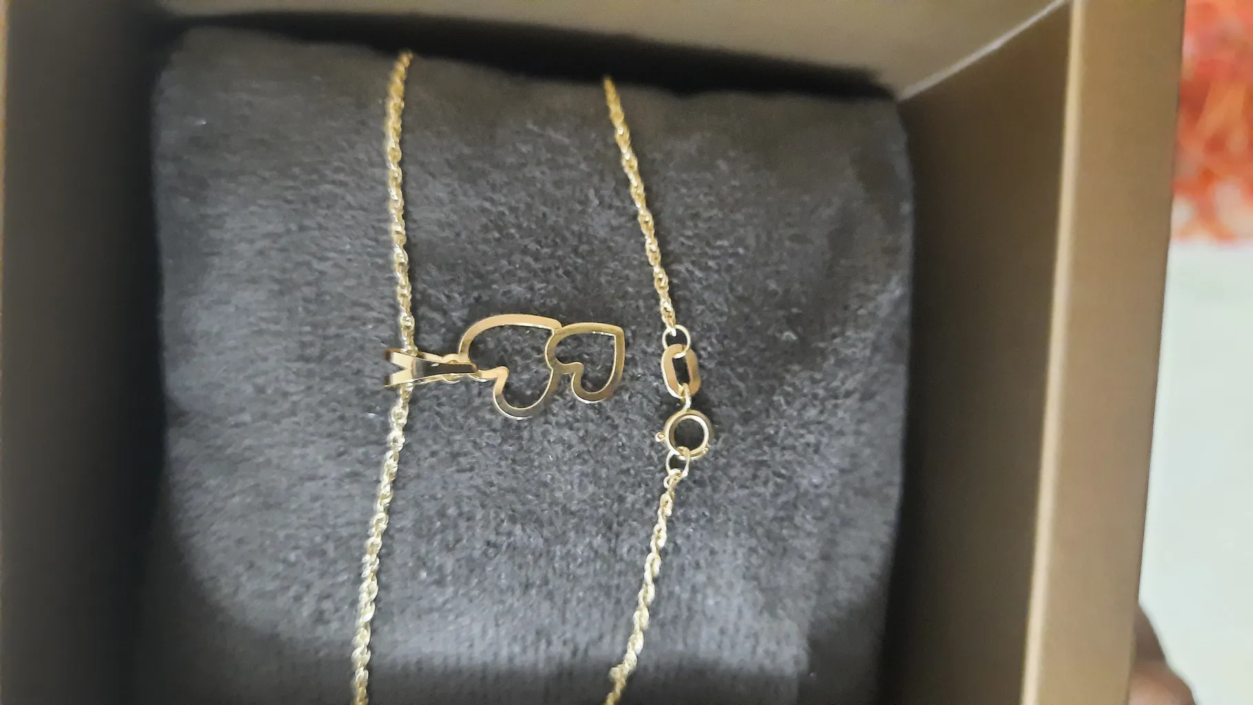 زنجیر طلا 18 عیار زنانه وی وی گلد گالری مدل  طنابی V.991