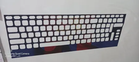 برچسب کیبورد طرح بارسلونا کد 22 با حروف فارسی