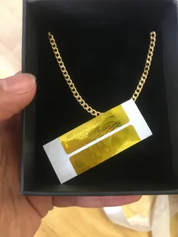 دستبند زنجیری طلا 18 عیار زنانه الی گالری مدل کارتیه 80