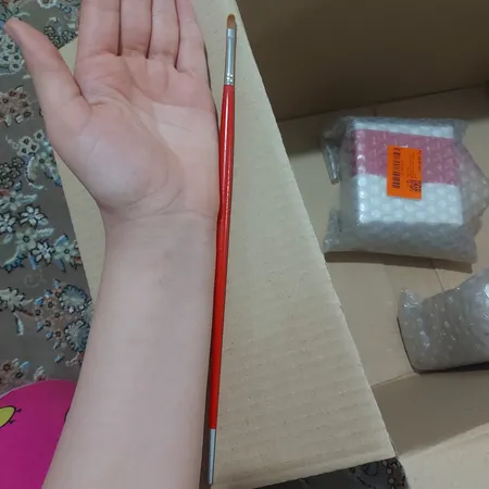 قلم مو زبان گربه ای خرم شماره 0 کد 757