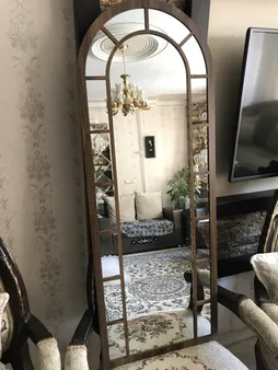 آینه الف مدل   قدی طرح تاج کد 002