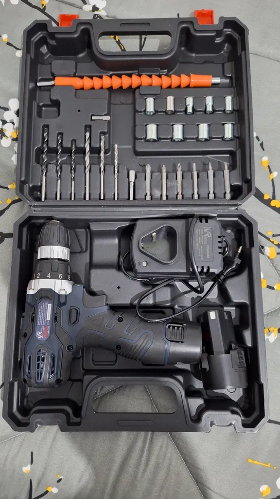 مجموعه 30 عددی دریل پیچ گوشتی شارژی ویوارکس مدل 12V