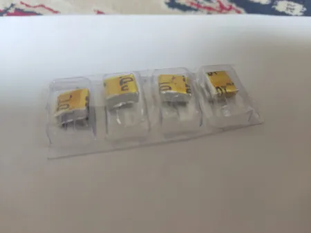 باتری لیتیوم-یون قابل شارژ کد ICR-6671 ظرفیت 90 میلی آمپرساعت مناسب برای ایرپاد بسته 4 عددی