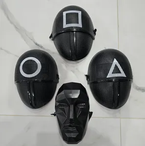 تجریه خرید ماسک ایفای نقش مدل اسکویید گیم مجموعه 4 عددی