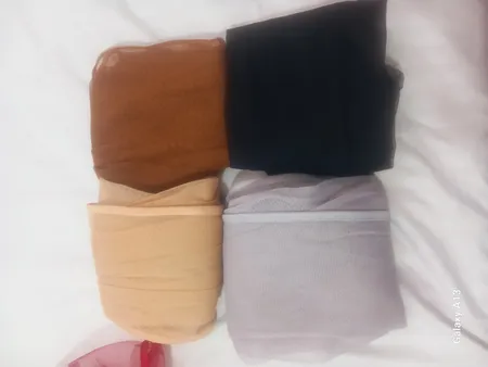 شال زنانه مدل ساده حریر توری نازک