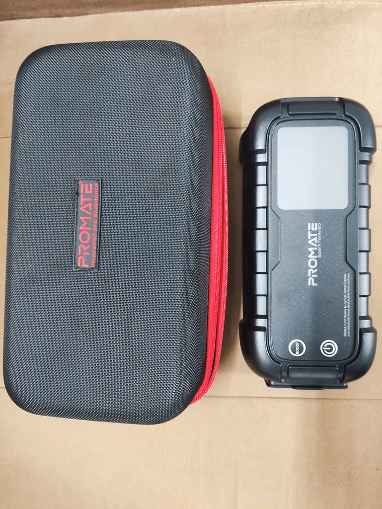 جامپ استارتر خودرو و پاوربانک پرومیت مدل SPARKTANK-20 ظرفیت 20000 میلی آمپر ساعت