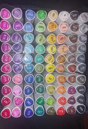 ماژیک راندو بیسیک مارکر کد BAS-4412 بسته 80 عددی