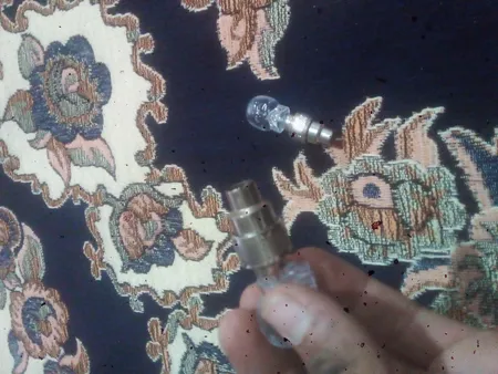 چراغ دوچرخه فایرفلایز مدل Skull بسته 2 عددی