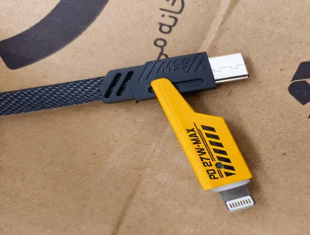 شارژر دیواری 120 وات مدل HX111-A+C به همراه کابل تبدیل USB / USB-C به لایتنینگ / USB-C