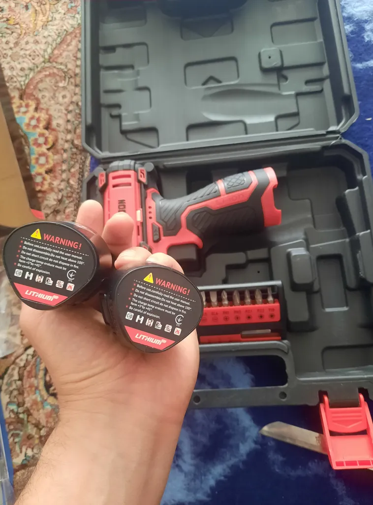 دریل شارژی ادون مدل AD-12A NEW 2021