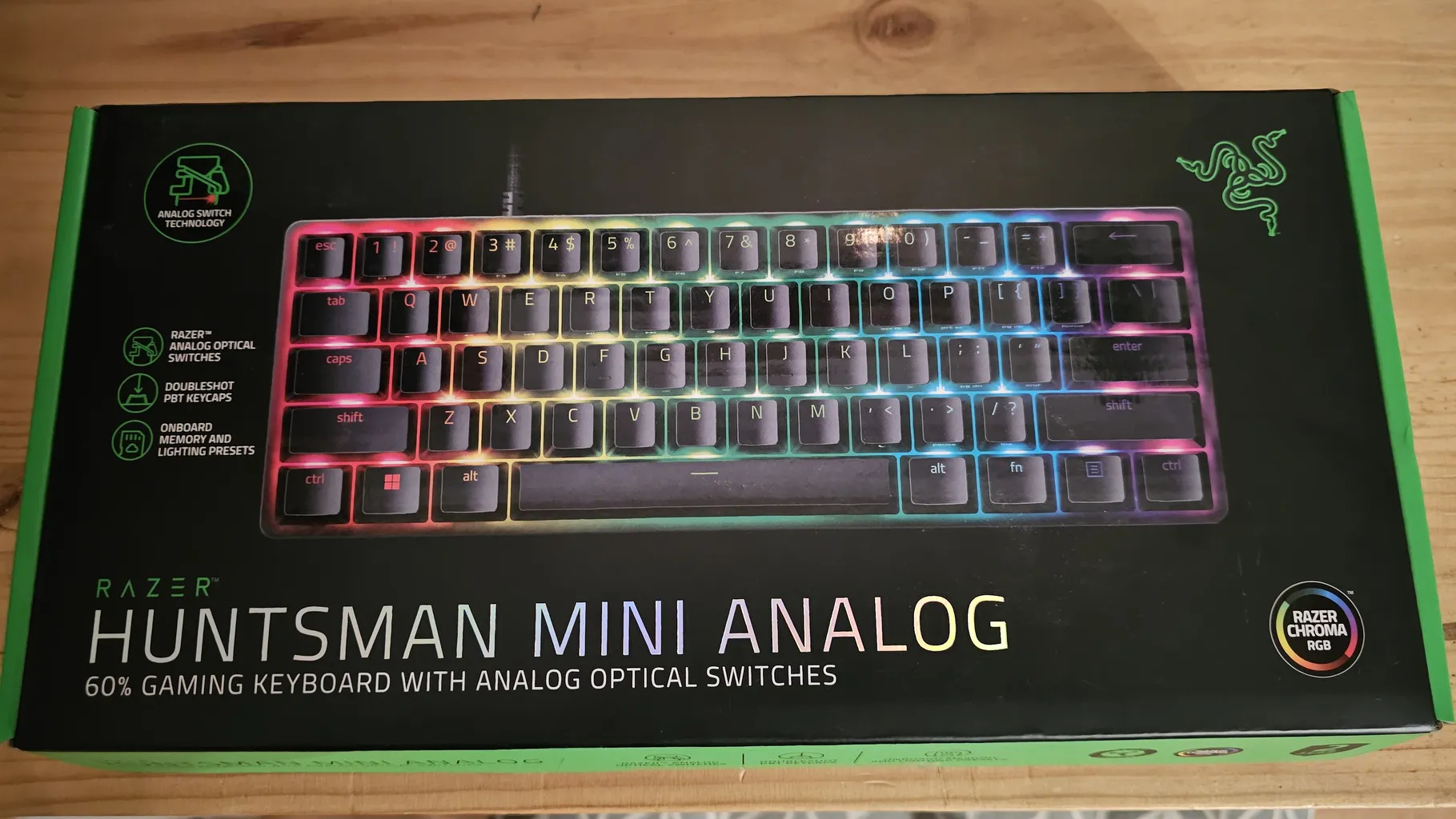 کیبورد مخصوص بازی ریزر مدل Huntsman Mini - Analog Optical Switches