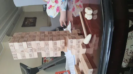 بازی فکری برج هیجان مدل جنگا چوب راش