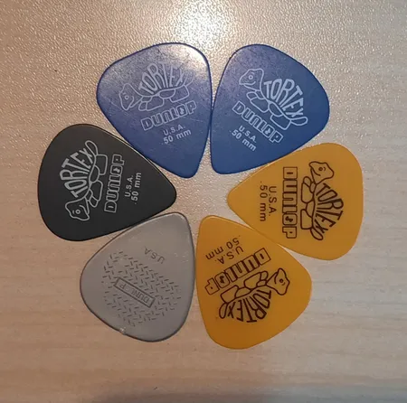 پیک گیتار دانلوپ مدل Tortex Standardمجموعه 5 عددی