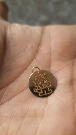 آویز گردنبند طلا 18 عیار زنانه قیراط طرح شیر کد GH2486