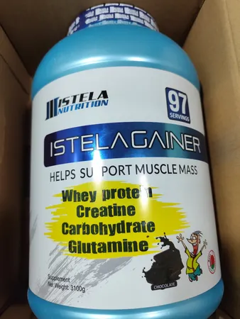 پودر گینر با طعم شکلات استلا نوتریشن - 3100 گرم