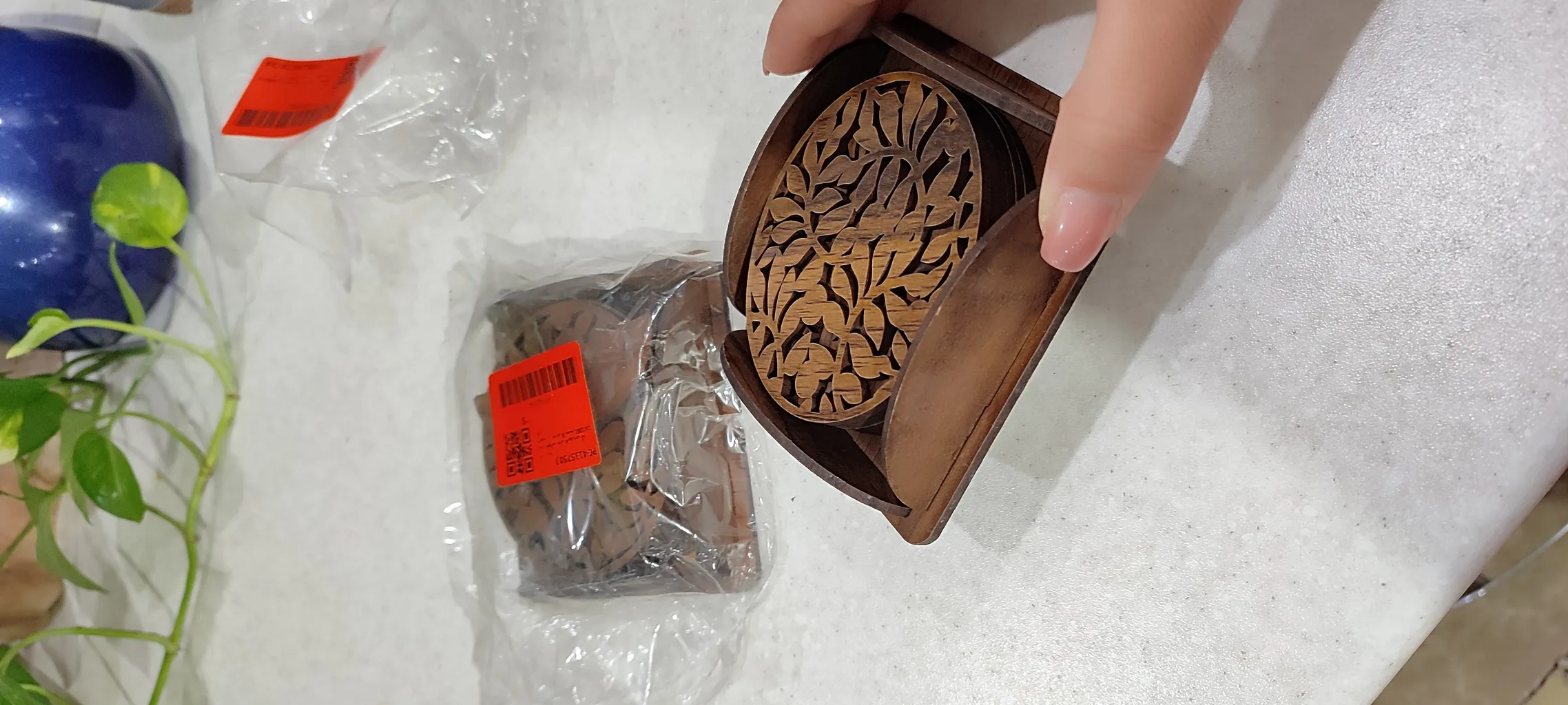 زیر لیوانی مدل فروردین کد ZW1082 بسته 6 عددی