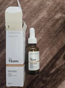 تجریه خرید سرم ضد چروک پوست تیلسیم مدل رتینول 0.5 درصد مناسب برای انواع پوست حجم 30 میلی‌لیتر