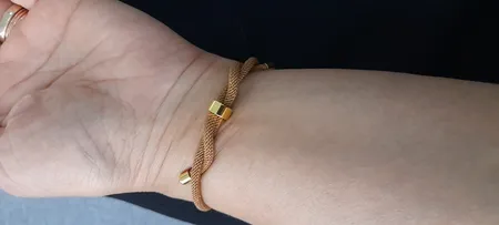 دستبند طلا 18 عیار زنانه مدل قلب و بی نهايت