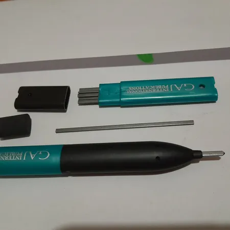 مداد نوکی 3 میلی متری گاج کد 20 به همراه یک بسته نوک و پاک کن