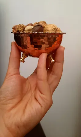 پیاله مسی مدل هفت سین کد 001 بسته 6 عددی