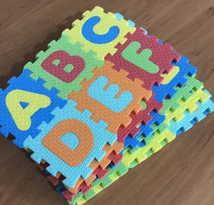 تجریه خرید پازل 36 تکه بافوم طرح حروف و اعداد لاتین کوچک مدل فومی