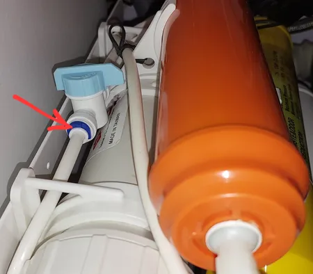 شیر بین راهی دستگاه تصفیه آب، یخچال و کولر  مدل RO 1/4 TO 1/4 BALL VALVE