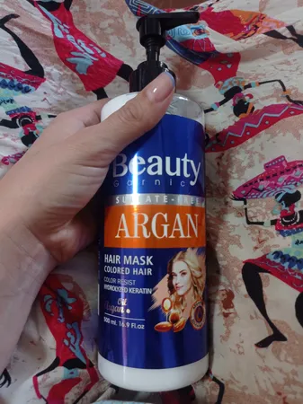 ماسک مو بدون سولفات بیوتی مدل آرگان حجم 500 میلی لیتر