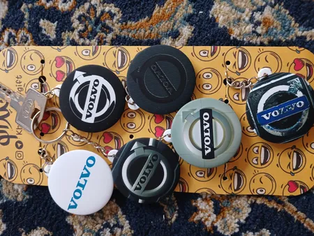 جاکلیدی خندالو مدل ولوو volvo کد 1473B مجموعه 6 عددی