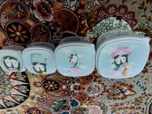 تجریه خرید ظرف نگهدارنده وینتج طرح پنگوین مدل VNP035 مجموعه 4 عددی