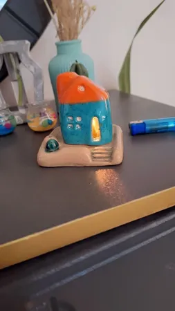 جاعودی سرامیکی طرح کلبه حیاط دار