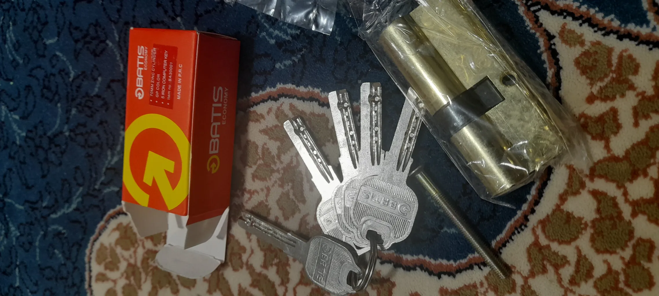 سیلندر قفل باتیس مدل BA30001 اکونومی